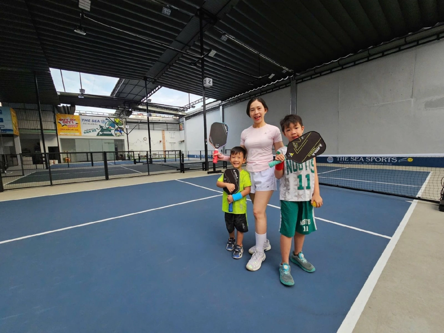 Những tiện ích tại sân the sea pickleball