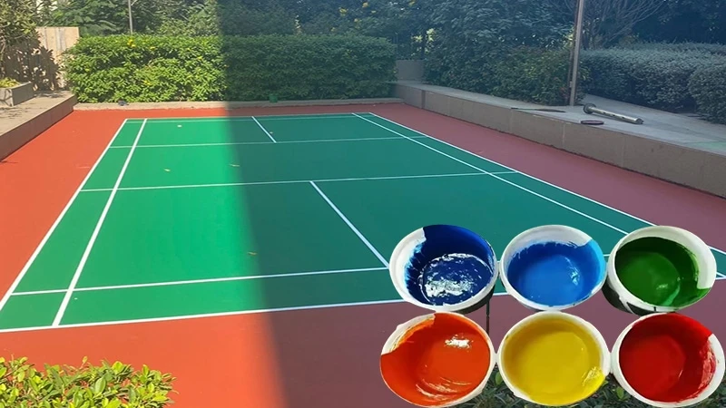 Thi công lớp sơn cuối cùng, lớp sơn phủ màu hoàn thiện