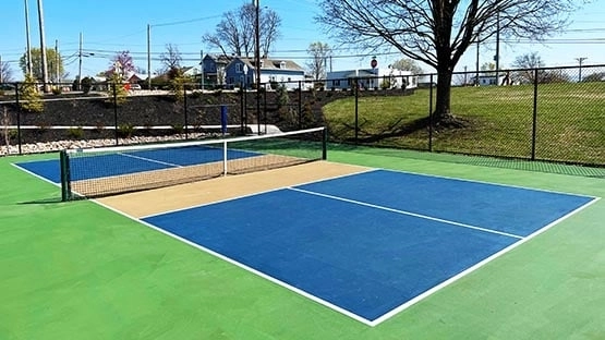 thiết kế sân pickleball đơn lẻ