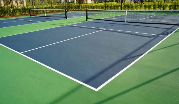 thiết kế sân pickleball kép