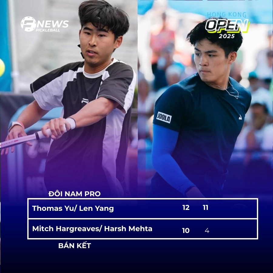 Thomas Yu Pickleball có điểm mạnh trong thi đấu đôi nam