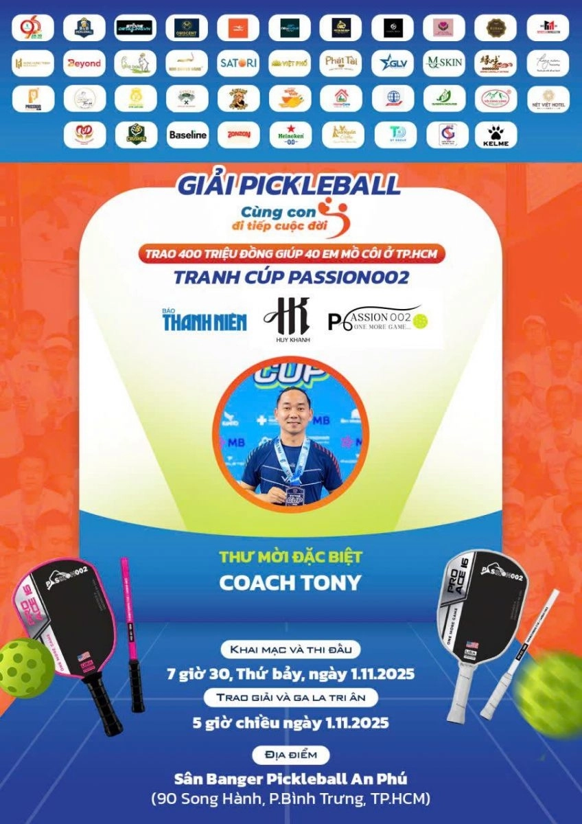 Thư mời tham gia giải pickleball