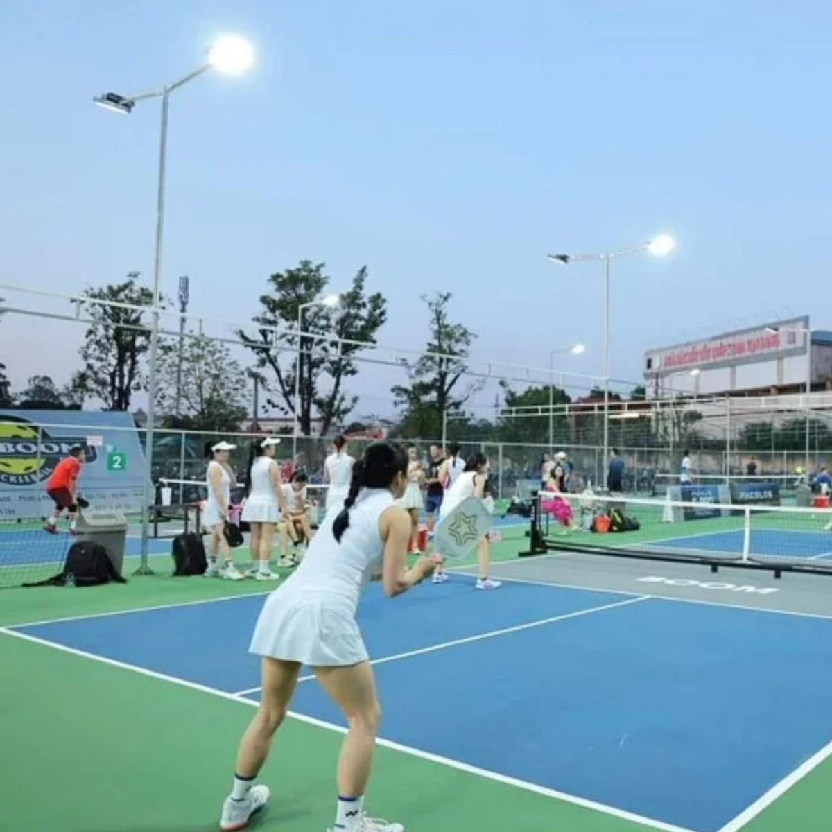 đèn sân pickleball
