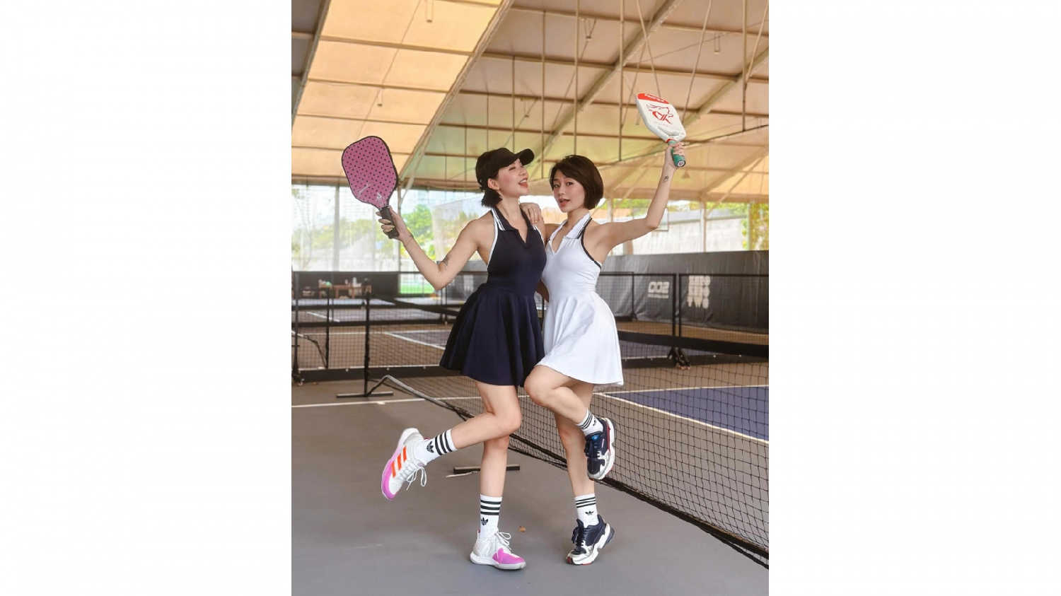 Set trang phục pickleball đồng màu