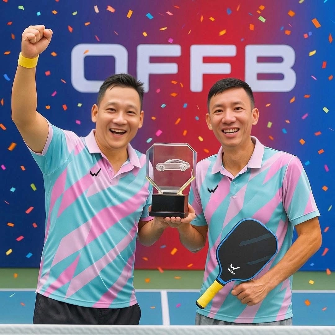 Trí chuột pickleball vô dịch đôi nam nhiều giải trong nước