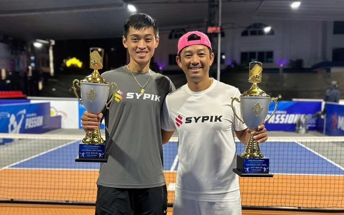 Trương Vinh Hiển pickleball giành chức vô địch