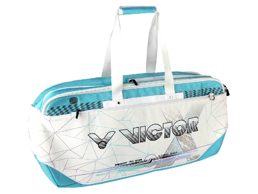 Túi Cầu Lông Victor BR5614A - Trắng Xanh Chính Hãng