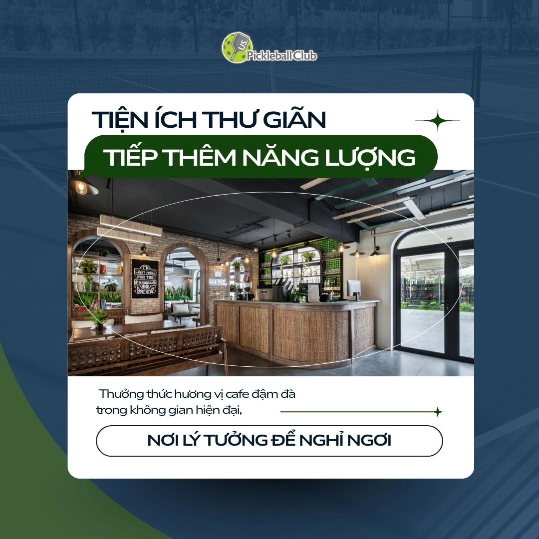 Hệ thống tiện ích tại sân US Pickleball Club