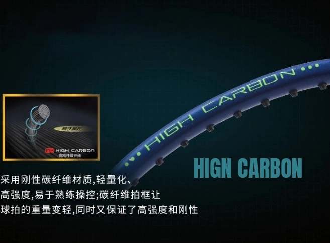 Công nghệ High Carbon của Vợt Cầu Lông Lining Axforce Cannon Pro