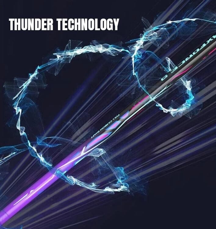 Công nghệ THUNDER TECHNOLOGY của Vợt Cầu Lông Lining Axforce Cannon Pro