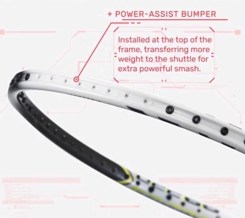 Công nghệ Power Assist Bumper của Vợt Cầu Lông Yonex Astrox 88S Pro 2024