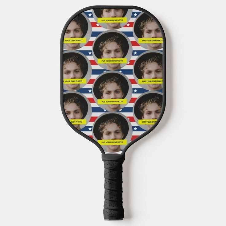 Vợt Pickleball hài hước hình nhân vật người vui nhộn 2