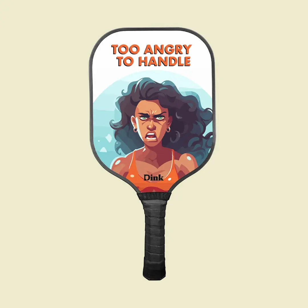 Vợt Pickleball hài hước hình nhân vật người vui nhộn 4