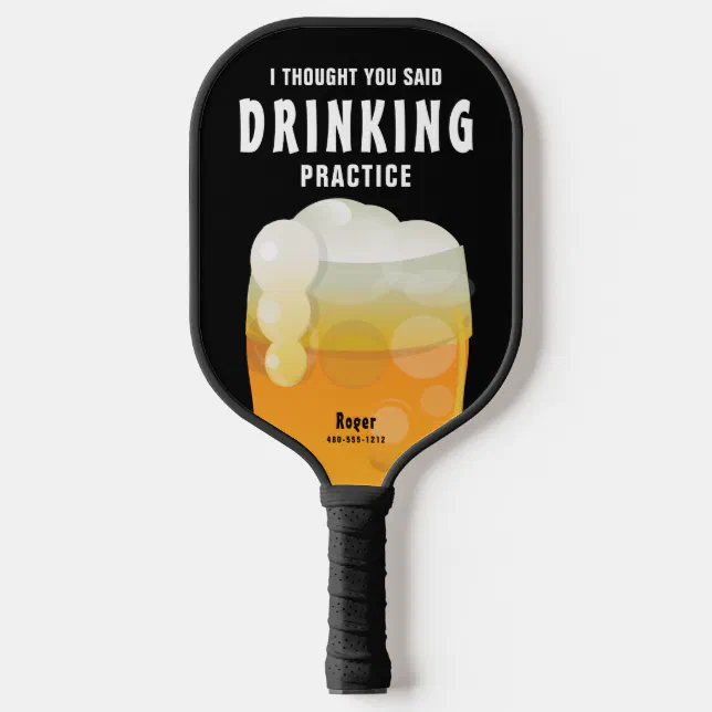 Vợt Pickleball hài hước mẫu hoạt hình 3