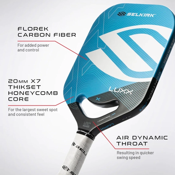 Công nghệ củaVợt Pickleball Selkirk Luxx Control Air - Invikta - PPA/Carvana