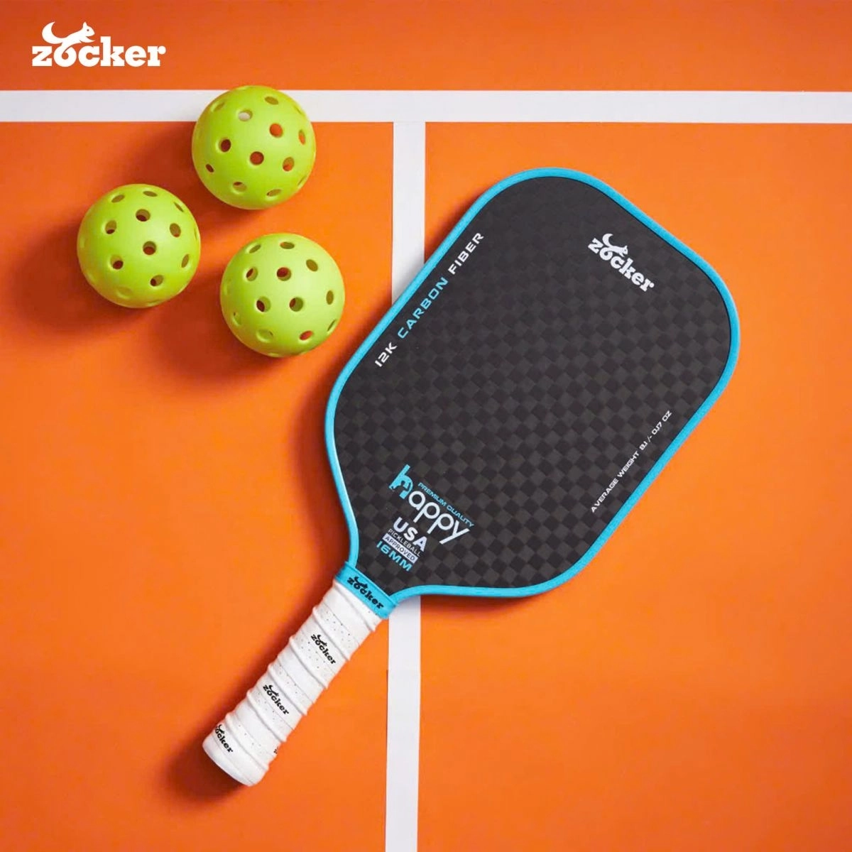 Công nghệ tích hợp trên vợt Pickleball Zocker