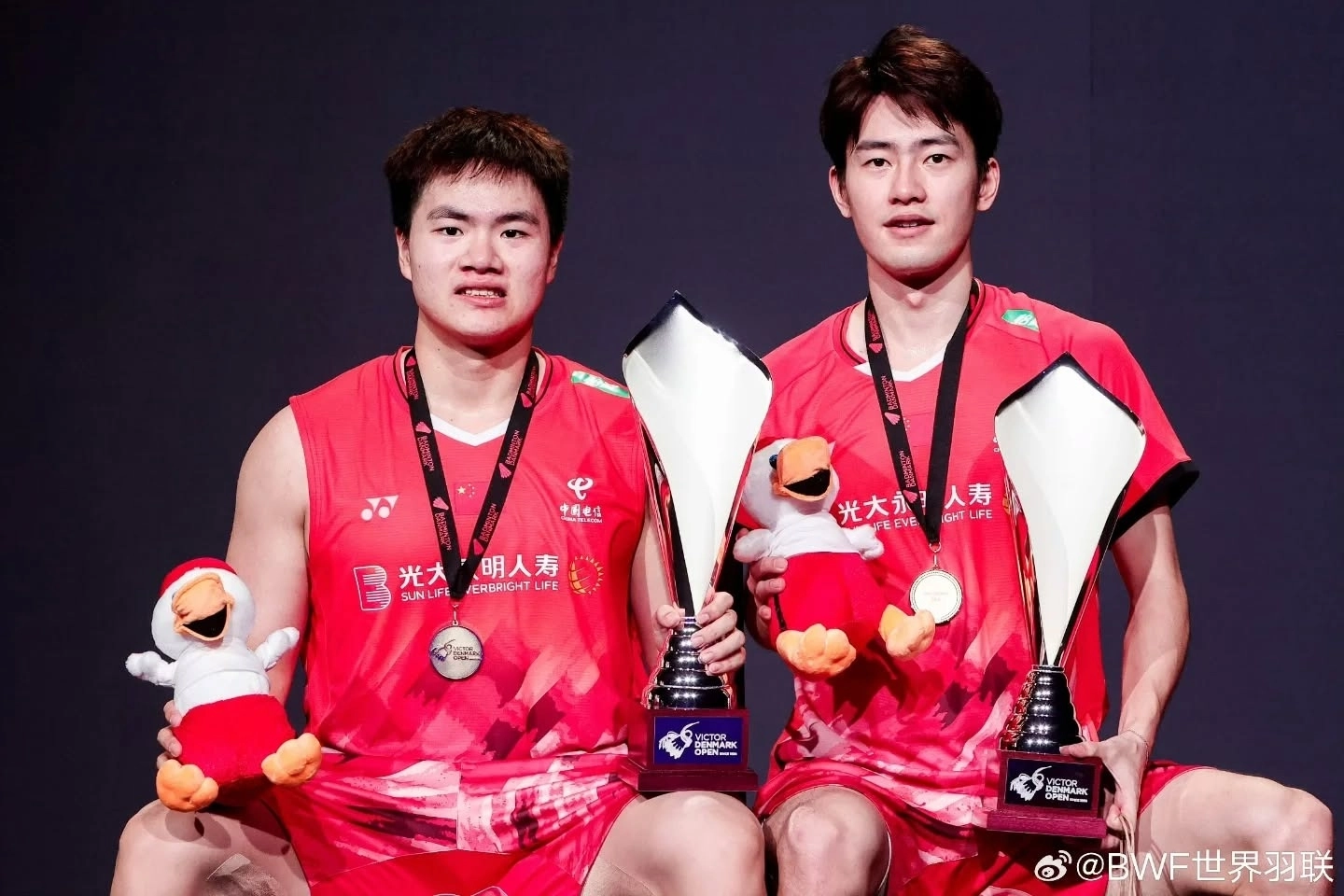 Cặp đôi Wang Chang và Liang Wei Keng giành huy chương vàng