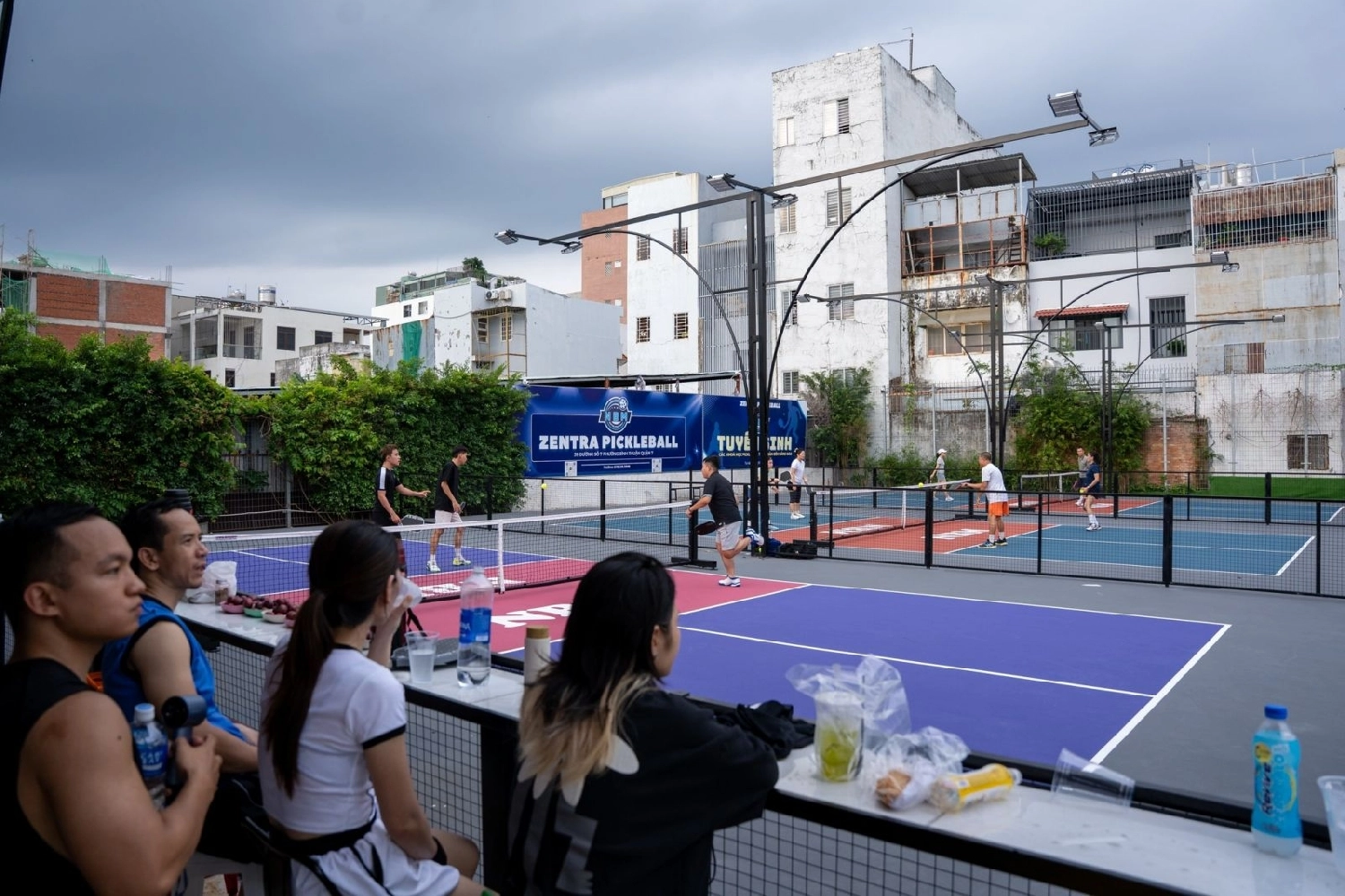 Những tiện ích tại sân zentra pickleball