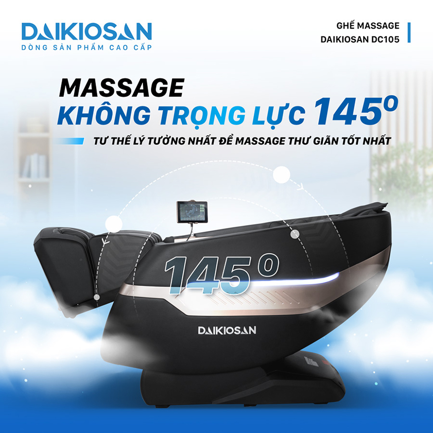 Chế độ không trọng lực của Ghế Massage Daikiosan DC105