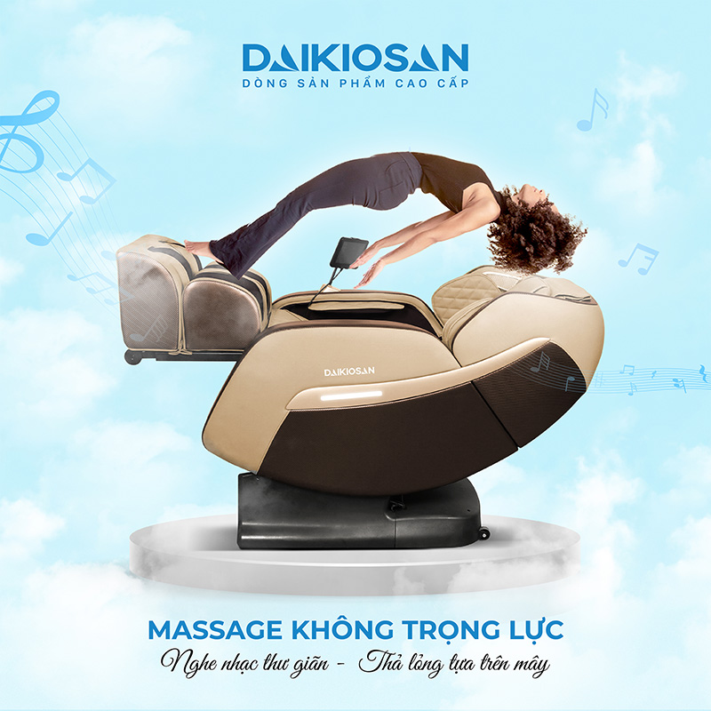 Chế độ không trọng lực của Ghế Massage Daikiosan DKGM-10004