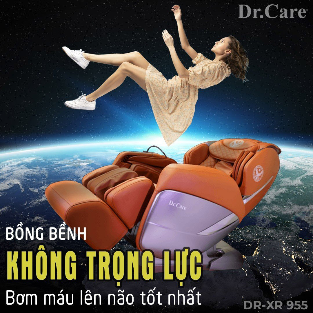Chế độ không trọng lực của Ghế Massage Dr.Care XREAL 955