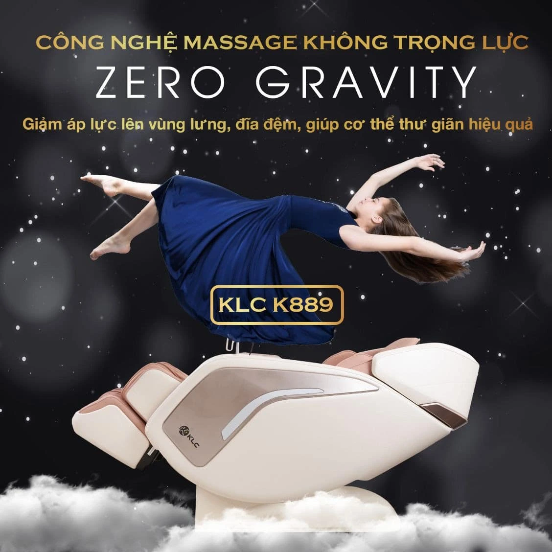 chế độ không trọng lực của Ghế Massage KLC CZ-125