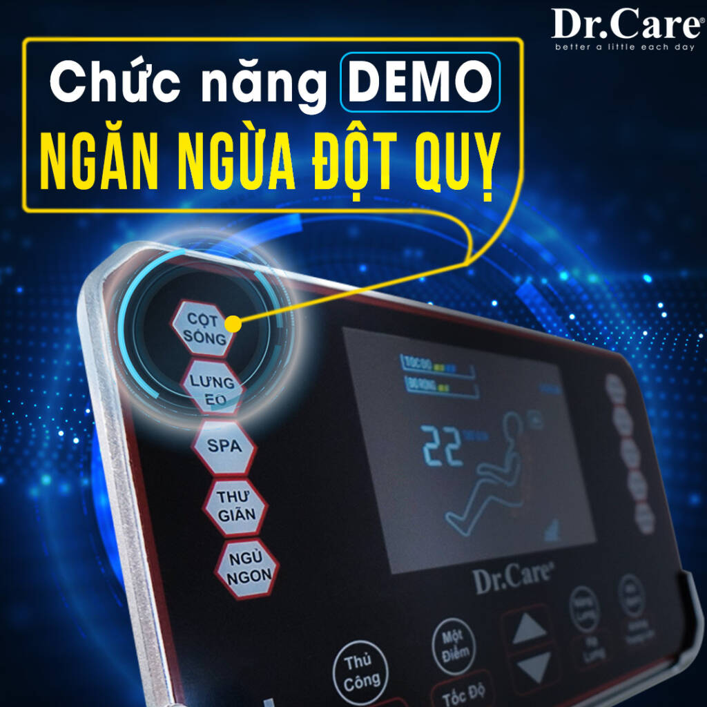 Chức năng demo của Ghế Massage Dr.Care 111 Ai-Smart