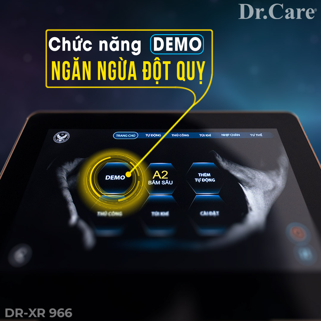 Chức năng demo của Ghế Massage Dr.Care Xreal DR-XR 966