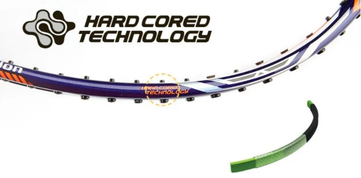 công nghệ Hard Cored Technology của vợt cầu lông Victor