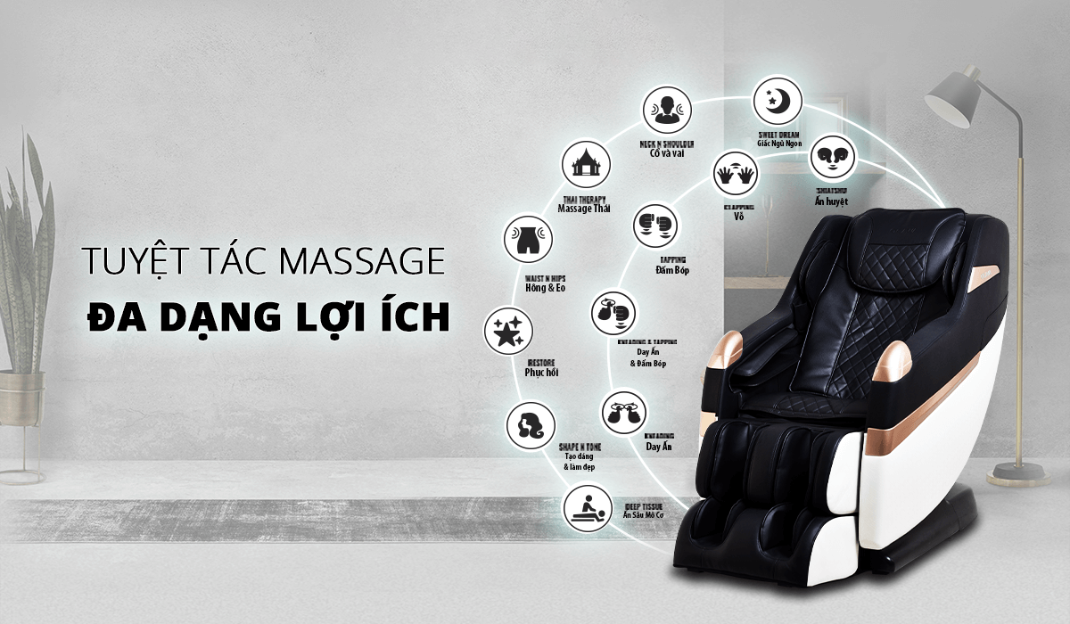 Công dụng ghế massage Ogawa