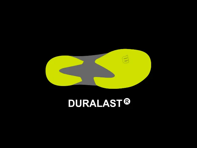 Công nghệ Duralast của Giày tennis Wilson Kaos Swift 1.5 2024 W Blu chính hãng - WRS332320