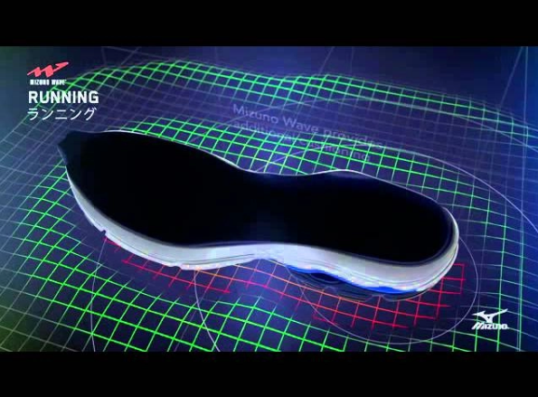 Công nghệ Mizuno Wave của Giày cầu lông Mizuno Wave Claw EL - Xanh trắng (Mã JP)