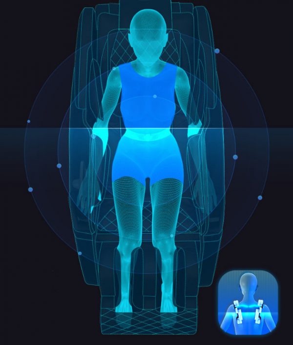 Công nghệ Body Scan của Ghế massage Kagawa K16