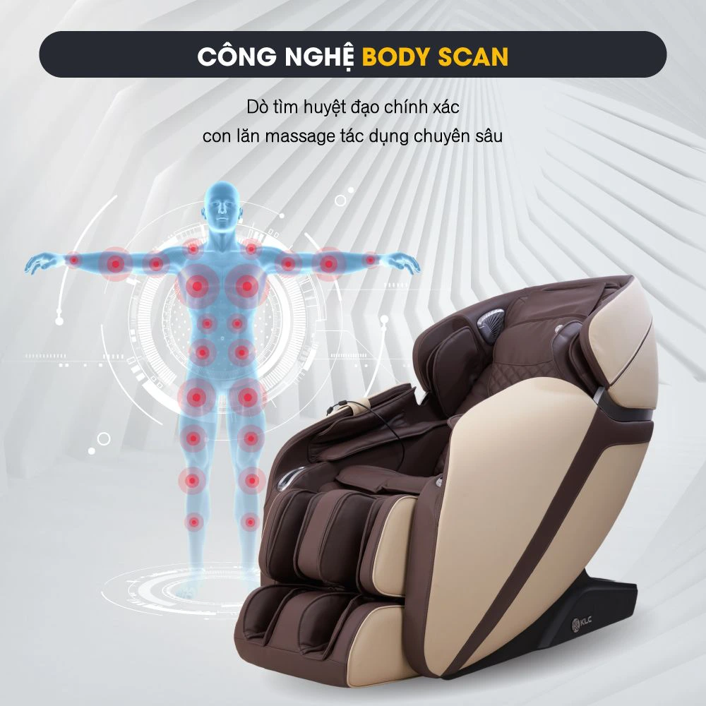 Công nghệ Body Scan của Ghế Massage KLC K6688