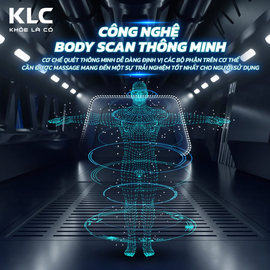 Công nghệ Body Scan của Ghế Massage KLC K7979