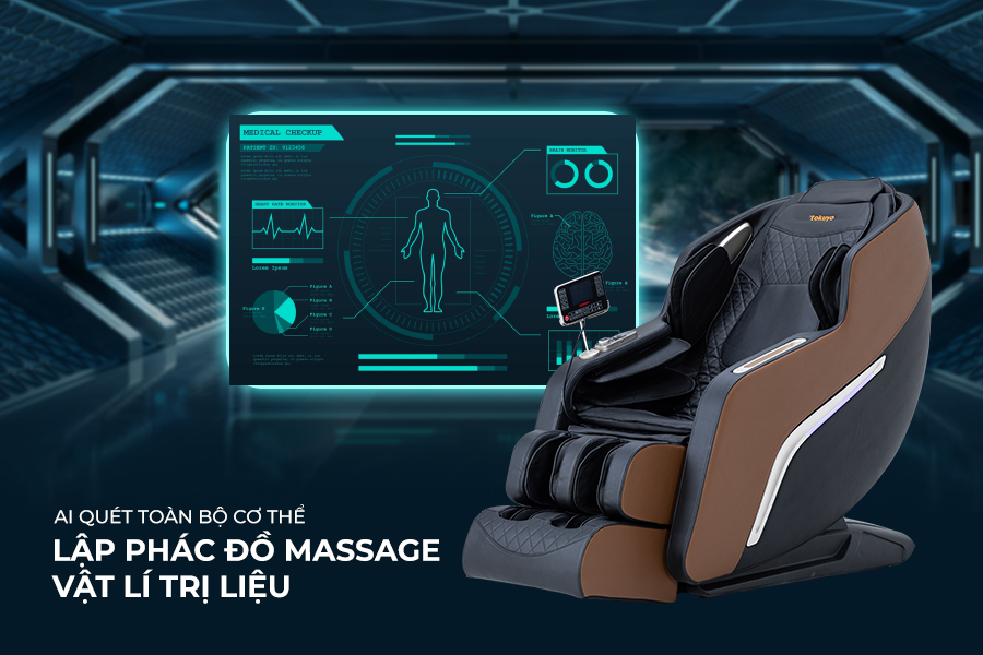 Công nghệ Body Scan của Ghế massage Tokuyo TC-368