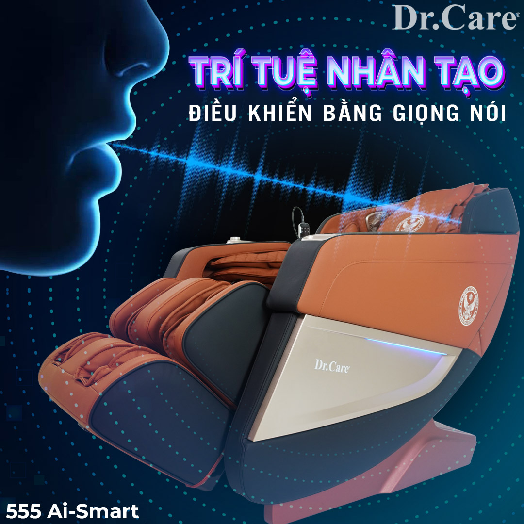 Công nghệ điều khiển giọng nói của Ghế Massage Dr.Care 555 Ai-Smart (849S)