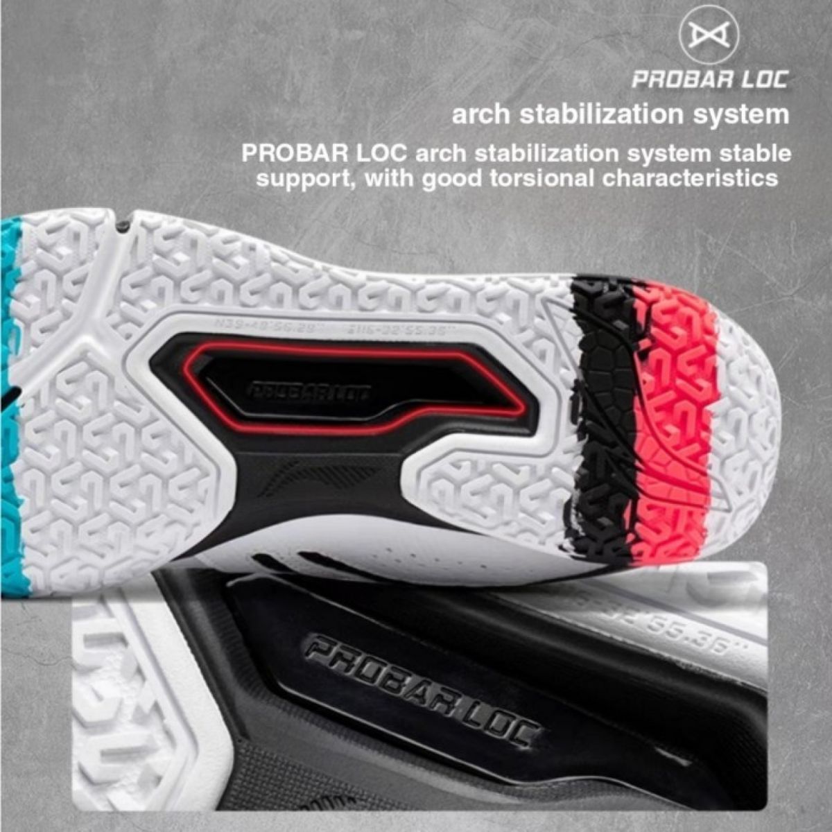 Công nghệ PROBAR LOC của giày cầu lông Lining AYZT009-1 Chính Hãng