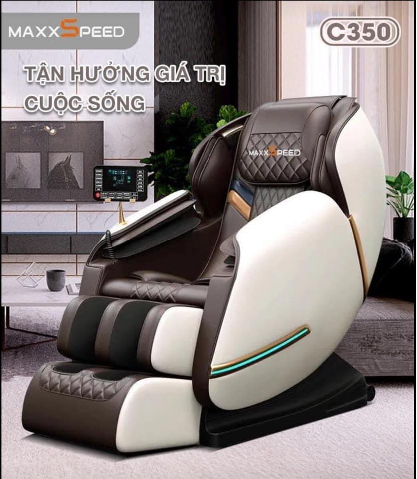 Các công nghệ và tính năng của ghế massage Azaki Maxxspeed C350 - Trắng chính hãng