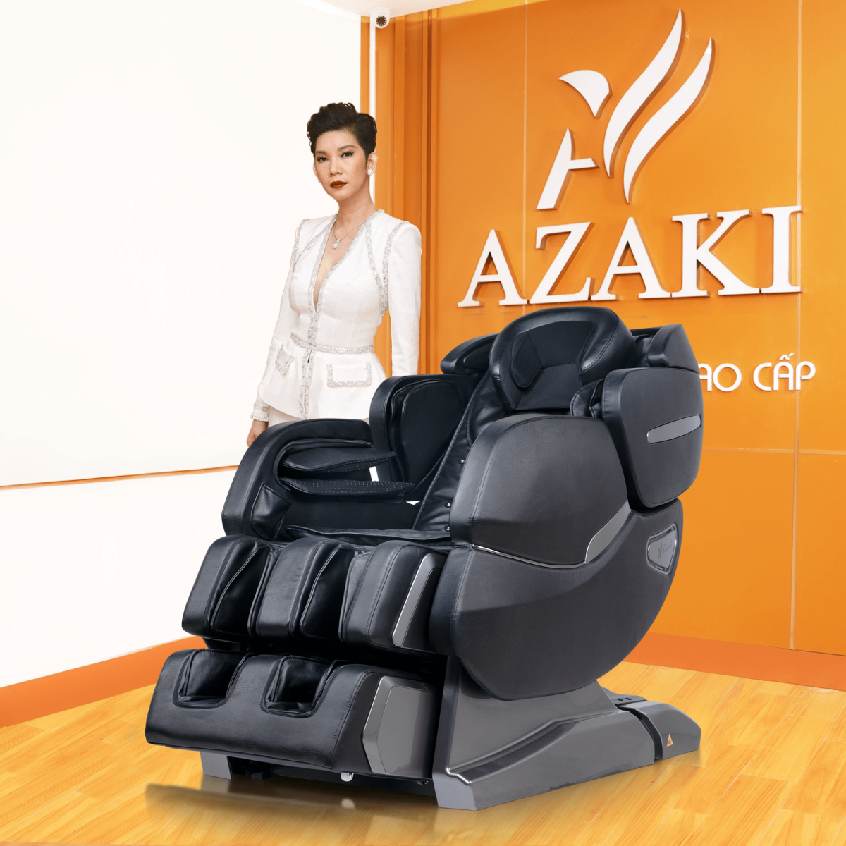 công nghệ và tính năng của ghế massage Azaki S9 - Đen chính hãng