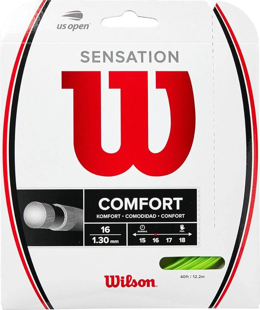 Giới thiệu cước dây cước tennis Wilson Sensation 16 WR830170116 chính hãng