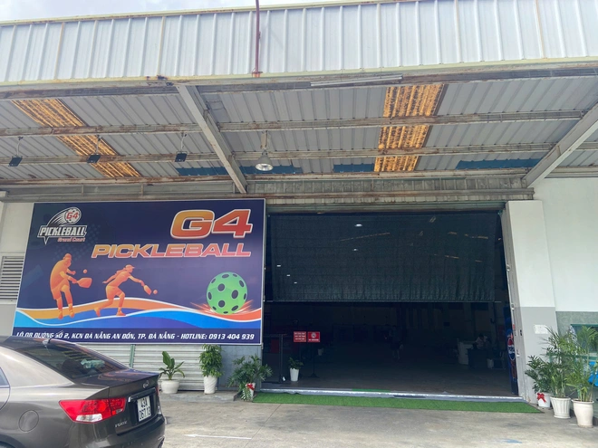 Không gian bên ngoài sân G4 Pickleball