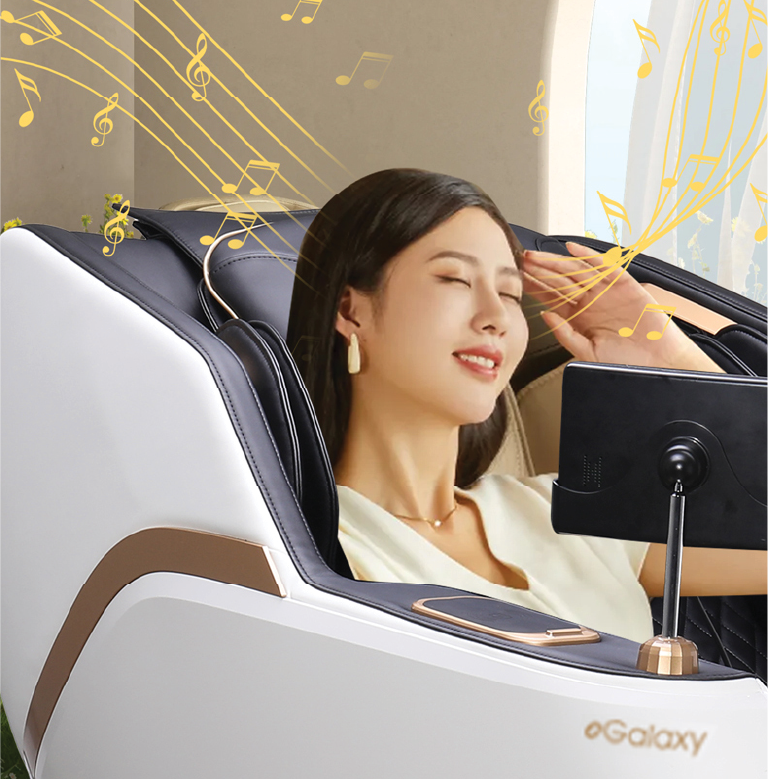 hệ thống âm thanh vòm của Ghế massage OKIA eGalaxy