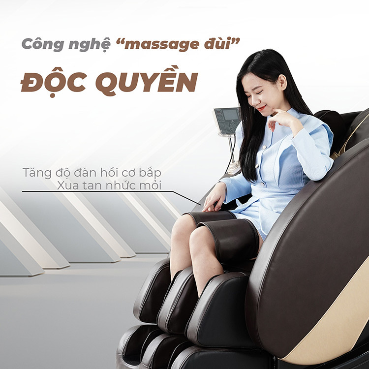 Hệ thống túi khí của Ghế massage Queen Crown QC FX5