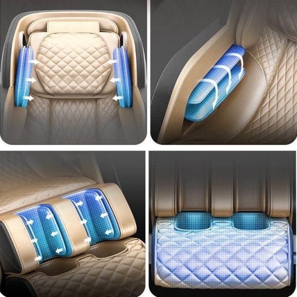 Hệ thống túi khí kép của Ghế Massage Toshiko T18
