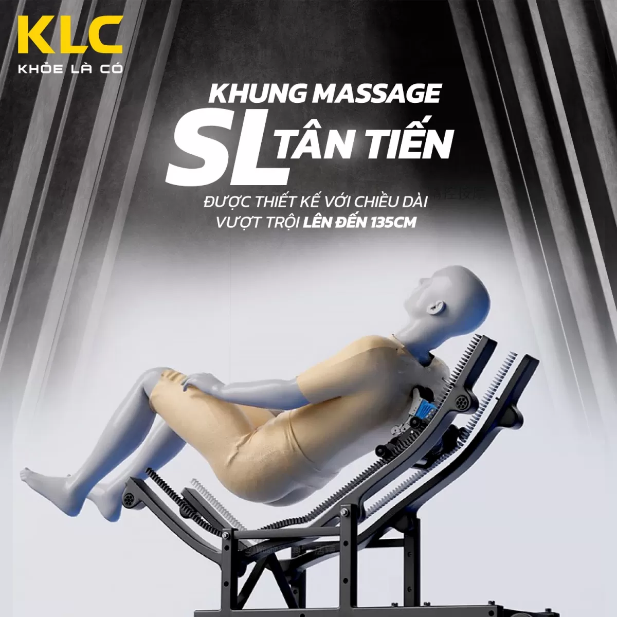 Khung massage SL của Ghế Massage KLC CZ-125