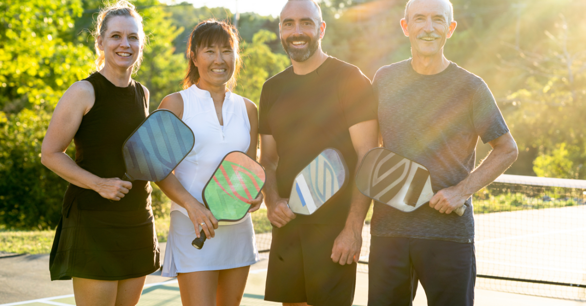 slogan pickleball mang tinh thần kết nối cộng đồng