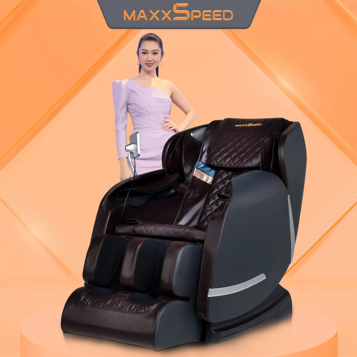 Thông số kĩ thuật và các chế độ của ghế massage Azaki Maxxspeed C350 - Đen chính hãng