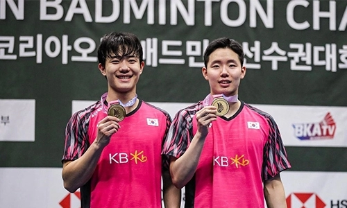 Kang Min Hyuk và Seo Seung Jae top 2 bảng xếp hạng cầu lông nam thế giới hạng mục đôi nam năm 2024