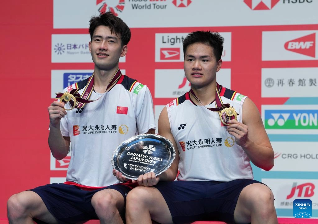 Liang Wei Keng và Wang Chang top 3 bảng xếp hạng cầu lông nam thế giới hạng mục đôi nam năm 2024